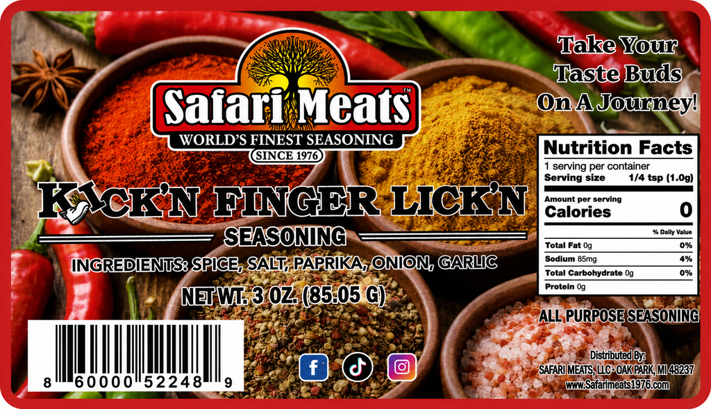 KICK'N Finger LICK'N Seasoning